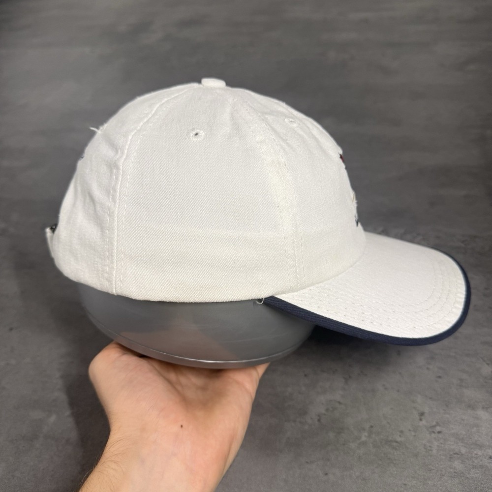 Vintage Electrical Engineering Hat White Navy Lig… - image 4